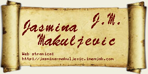 Jasmina Makuljević vizit kartica